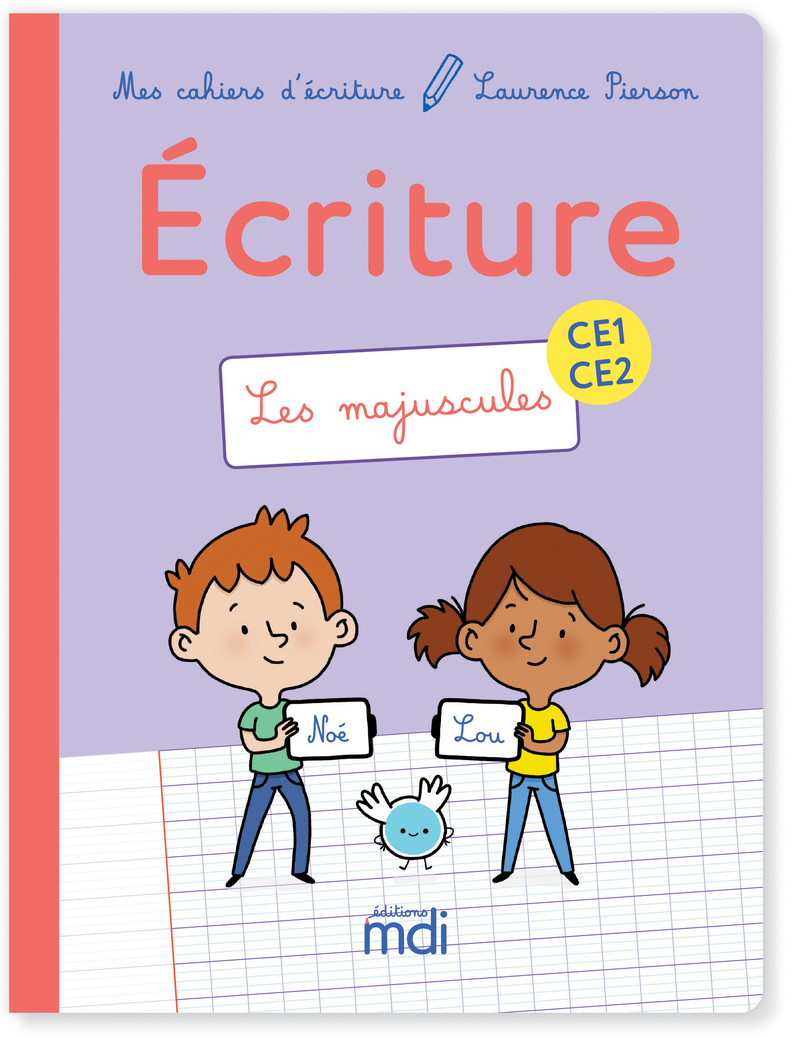 Cahier d'écriture MS/GS - majuscule bâton