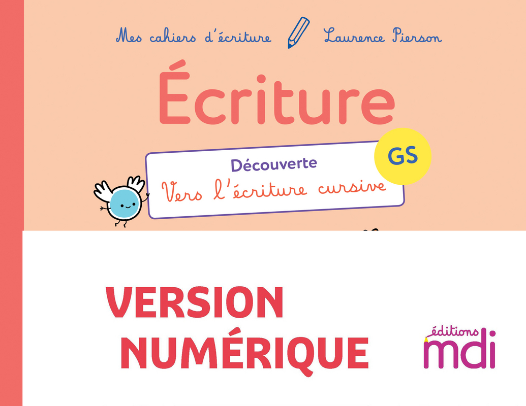Cahier D'écriture Gs Page De Garde Cahier d'écriture GS - Version Numérique Enseignant 2020 | Éditions MDI
