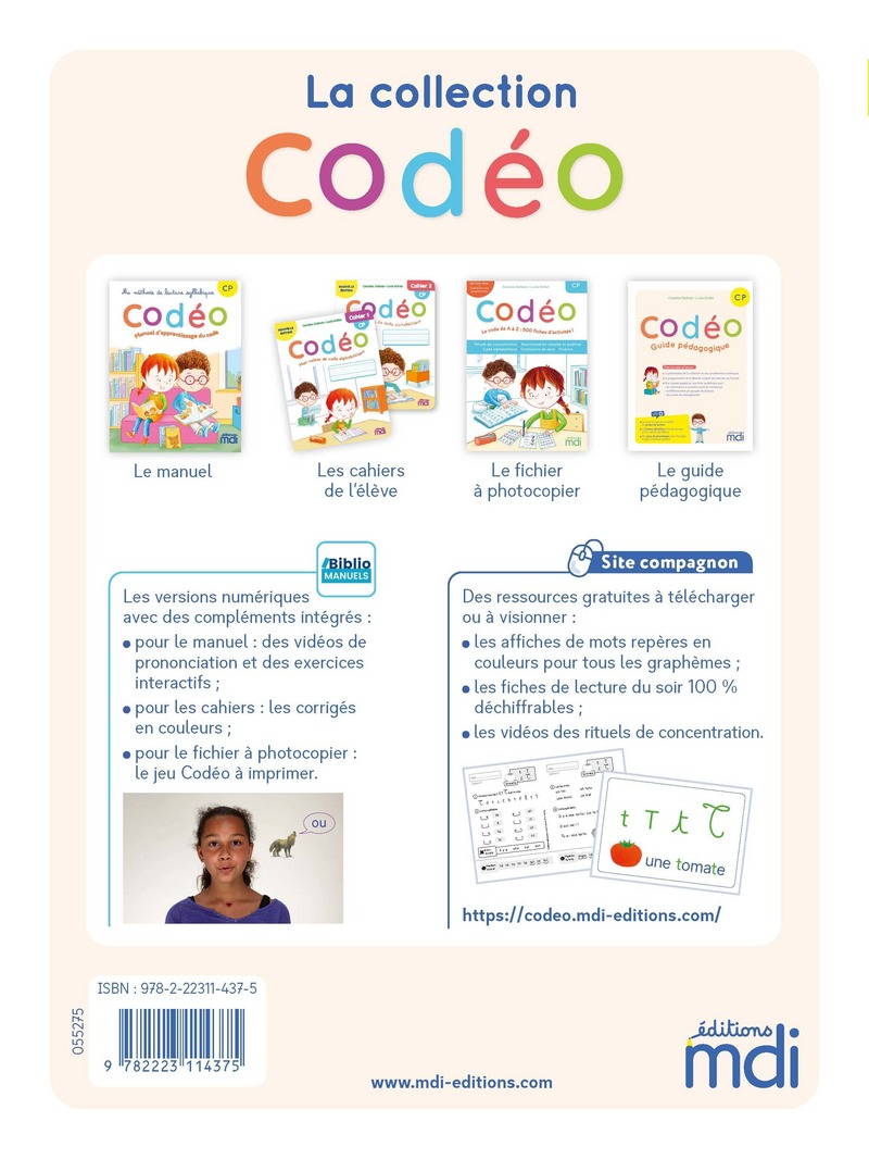 Codéo CP - Guide pédagogique | Éditions MDI