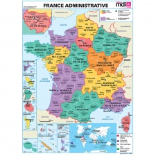 Carte plastifiée Région Hauts de France