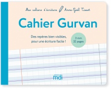 Cahier Gurvan 3mm - lot de 5 cahiers