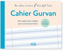 Mes cahiers d'écriture - Cahier Gurvan 3mm - lot de 5 cahiers