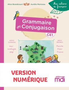Mes cahiers de Français - Cahier Grammaire-Conjugaison CE1 - numérique enseignant
