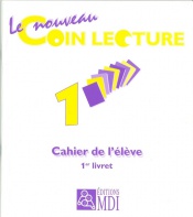 Le Coin lecture 1 - Lot de 10 cahiers n° 1 + tableau de bord