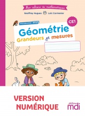 Mes cahiers de maths - Géométrie CE1 2025 - Numérique enseignant