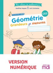 Mes cahiers de maths - Géométrie CE2 2025 - Grandeurs et mesures - Numérique enseignant