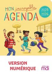 Mon incroyable agenda 2025-2026 - Numérique enseignant