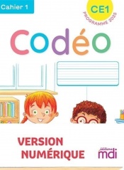 Codéo CE1 Cahier 1 - Version Numérique enseignant
