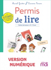 Permis de lire - Cahier de lecture - Numérique enseignant